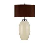 Tischlampe Thalie Crème Porcelaine Ø34Cm H:58Cm Chambre À Coucher Lampe