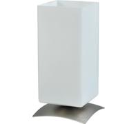 Tischleuchte E27 H23cm En Nickel Lampe de Table Lampe Intérieure Lampe en Verre