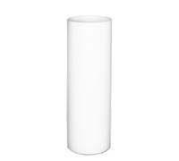 Tischleuchte Verre Métal 30 CM Étroit Blanc Mat Interrupteur à Câble E27 Support