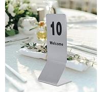 Tischnummernschilder, stapelbare Tischnummernkarten, Tischnummern im Zyklus verwendet, doppelseitige Tischkarten, perfekt für Restaurants, Einrichtungen und besondere Anlässe (1-25 15,5 x 6 cm (6,1