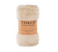 TISECO Home Studio - Plaid Cosy - microflanelle - 220 g/m² - 180x220 cm - Ivoire