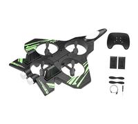 TISHITA 1 Avion Planeur Télécommandé Jouet Avion Planes Volant Jouet Multifonctionnel Mousse EVA avec Lumière LED pour Enfants Adultes Convient pour Jeux, Batterie Verte 2