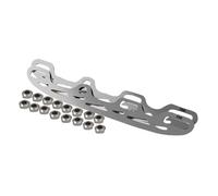 TISHITA 2 Pièces Lames de Patin à Glace Lames Amovibles pour Patins à Roues Kit de Conversion avec Bouchons en Alliage D'Aluminium Adaptées à L'Entraînement E, 29 Cm