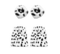 TISHITA 4 Piè Mitaines Jambières Réaliste |, Eemble en Peluche synthétique, pr Spectacles