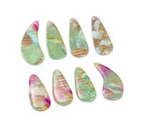 TISHITA 8 Pièces Guzheng Protège-doigts Onglets pour Enfants Couvre-ongles Réutilisables Matière Polymère Adapté à La Pratique École Spectacle pour Enfants de, Vert