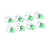 TISHITA 8 Pièces Pinces Ourlet Pantalon Clips pour Bas de Manche et Jambe Fixateurs Réglables Supports Cuff Tissu Lisse Matériau PP Lisse Adapté Usage Quotidi, Vert