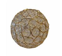 TISHITA Abat-jour Plafonnier Cristal Métal lampe Couvercle d'Éclairage Diffuseur de Lumière Construction Métal et Verre Adoucie de l'Éclat Décorative Adapté, Doré