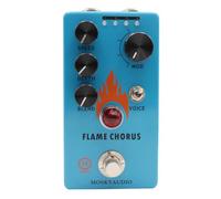 TISHITA Audio Processor Processeur Audio Guitare Pédale d'Effets Modulateur Protection Interne Renforcée Footswitch Réactif Réglages Multiples à Boutons, FLAME CHORUS