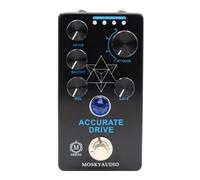TISHITA Audio Processor Processeur Audio Guitare Pédale d'Effets Modulateur Protection Interne Renforcée Footswitch Réactif Réglages Multiples à Boutons, ACCURATE DRIVE