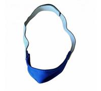 TISHITA Bande de Soutien Menton Sangle Menton Harnais Tête Fixation Maxillaire Tissu Doux Élastique Réglable Maintien Bouche Fermée pour Sommeil Respiration Nocturne Domicile Convient aux Adultes