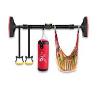 TISHITA Barre Traction à Domicile avec Embouts en et Mousse Confortable pour Exercices Tirage et Étirements Verticaux pour Utilisation Quotidienne, 120-160cm, style to 1