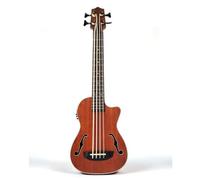 TISHITA Basse Ukulélé Guitare Basse Ukulélé Basse Acoustique Instrument Cordes 30 Pouces Acajou Manche Confort Touche Palissandre Électronique Intégrée Sortie, 30 Pouces, style to 1