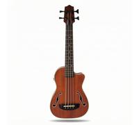 TISHITA Basse Ukulélé Guitare Basse Ukulélé Basse Acoustique Instrument Cordes 30 Pouces Acajou Manche Confort Touche Palissandre Électronique Intégrée Sortie, 30 Pouces, style to 3