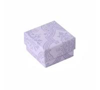 TISHITA Boîte à Bijoux Coffret Présentoir Étui à Structure Rigide avec Insert Éponge Papier Spécial et Carton Accès Facile Adaptée aux Cadeaux Expositions de, 7.5x7.5x3.5cm