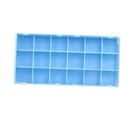 TISHITA Boîte de Rangement Pièces Montre avec Tiroir Compartiments Couvercle Antipoussière Boîte Organisateur Accessoires Montre Outil Réparation Adaptée pour, Grille 18