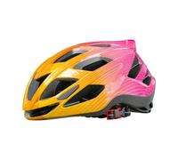 TISHITA Casque de Vélo pour Enfants, Léger et Confortable, en Matériau Résistant Aux Chocs, avec Sangle Réglable pour Les Garçons Pratiquant Le Vélo et Le Pat, Rose Orange