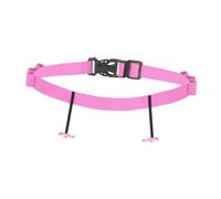 TISHITA Ceinture de Dossard Triathlon Ceinture Numéro Course Ceinture Running Élastique Réglable Pratique Attache Rapide Polyester Utilisable pour Adultes COM, Rose