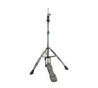 TISHITA Charleston Hi Hat Stand Pédale Trépied Support Batterie Métal Stable Fluide Réglable avec Antidérapante Convient aux Batteurs en Concert Répétition Studio, Diamètre De Tube 25 Mm