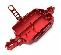 TISHITA Châssis Voiture Électrique Châssis Cadre Plaque Bas Aluminium Traité Sablage Anodisé Centre de Poids Réduit et Montage Facile Compatible 1/16 RC 16207, Rouge