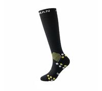 TISHITA Chaussettes de Sport Enfant Chaussettes Genou Chaussettes Antidérapantes Chaussettes de Performance Maille Respirante, As4, Alpha, M, M, Regular, Regular, Array, Noir