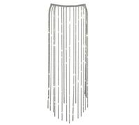 TISHITA Collier Femme Choker Ras du Cou Collier Plastron Collier Large Collier Statement Construction Solide et Chaîne Prolongée pour Confort Adapté aux, Silver 174