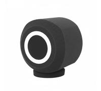 TISHITA Cover Bouclier Antibruit pour Pare-Vent Pare-plosives Phonique Mousse Épaisse Écran Faces Réduction Réverbération Adapté à Cabine Mobile Doublage, Noir, Condensateur