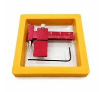 TISHITA de Lignes Parallèles Outil de Traçage Griffe de Marquage Scriber Réglable à Pointe Remplaçable Corps Compact Alliage d'Aluminium avec Échelle Gravée