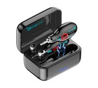 TISHITA Émetteur Audio sans Fil Guitare Basse Violon Instrument Électrique Pack Récepteur Émetteur Ports 35 Mm 635 Mm Stable Indicateur Lumineux Avant Boîte