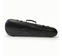 TISHITA Étui Violon Carbone Fibre Étui Rigide Boîtier Moulé Coque Résistante Coffret Protection Profil Aérodynamique Préservant, Noir Mat, Étui Pour Violon Noir Mat