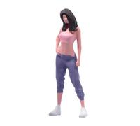 TISHITA Figurine Cool Girl à L'échelle 1/64, Petite Figurine Féminine