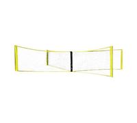 TISHITA Filet de Volley-Ball Haut de Gamme avec Intersection à 4 Voies pour Une Utilisation en Extérieur, à La Plage et dans Le Jardin.