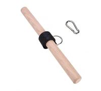 TISHITA Forearm Strength Barre de Renforcement Avant-bras Rouleau Poignets Poignée Équipement en Hêtre Lisse avec Sangle et Mousqueton pour Mouvements, 40 Cm