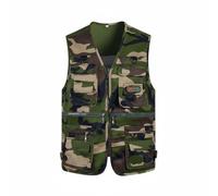 TISHITA Gilet Multi Poches Homme Gilet sans Manches Gilet Utilitaire Veste Cargo Polyester avec Dix Poches et Entretien Facile Adapté à la Pêche Randonnée Photographie, Fleuri Violet, 3XL