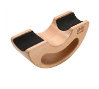 TISHITA Industrial Rest Support de Manche Guitare Bloc Appui Luthier Bois Hêtre Finition Lisse Découpe Ouverte Prise Facile Banc d'Atelier Contrôle, Support Pour Guitare Acoustique/Classique