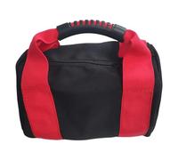 TISHITA Kettlebell Sandbag Vide pour Exercices de Musculation Sac à Remplir Ajustable Polyester Poignée Pratique Transportable Convenant Au Fitness à, Rouge