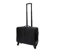 TISHITA Mallette à Maquillage avec Miroir, Valise À roulettes en Tissu Oxford À Deux Couches + Miroir LED + 4 Petits Sacs + Roues Universelles
