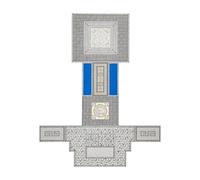 TISHITA Maquette de Carrelage à L'échelle 1:64 pour Projets D'aménagement Paysager et D'architecture à Réaliser Soi-même