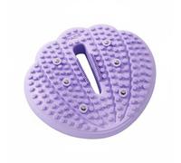 TISHITA Massageur de Pieds en Silicone Tapis Appui Acupression Plateforme Coussin d'Air Élastique Base PVC Antidérapante 49 Nœuds 6 Disques Thérapeutiques, Violet