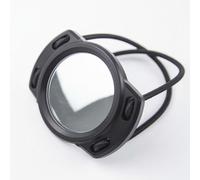 TISHITA Miroir de Plongée Miroir Scaphandre Miroir sous Marin Miroir de Sécurité avec Cordon Bungee Flexible et Boîtier Léger Adapté à Plongée Exploration de Grottes Contrôles d'Équipement , Noir