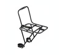 TISHITA Porte-Bagages en Aluminium pour Vélo Support Avant avec Structure Triangulaire Fixation Stable Conception Réglable Universel Adapté pour Cyclistes Urbains Loisirs Travail