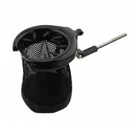TISHITA Porte-gobelet GL1800 Support Fixation Passager Panier Maille Support Bouteille Support Rigide Montage Arrière Antichocs Adapté aux Passagers Traversées Régionales Balades, Noir