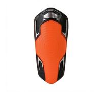 TISHITA Protège-Tibia Football Protège-Jambe Coque Solide Courbure Naturelle Port Discret Sangle Élastique Antidérapante Liberté de Mouvement Convient à, Array, Orange