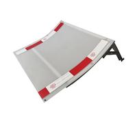 TISHITA Rampe de Saut RC Voiture Rampe de Décollage Accessoire Télécommandé Pliable Résistante En Acier Inoxydable Convient pour Amateurs de Voitures Té, Non Réglable