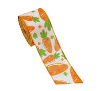 TISHITA Ruban de Pâques, 1 Rouleau de Ruban Métallique, Ruban Décoratif en Tissu, Polyester pour Loisirs Créatifs, Emballage Cadeau, Nœuds de Couronne pour Le, D