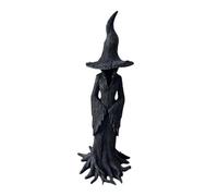 TISHITA Statue de Sorcière D'Halloween En Résine pour Divertissement dans Une Maison Hantée