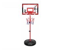 TISHITA Support Bask Portable pour Jeu Balle TS Métallique Socle Lesté Hauteur Modifiable pour Pratique Variée Comprend Ballon Gonfleur Approprié pour Les Jardins Les Salons Jeu