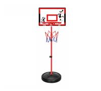 TISHITA Support Bask Portable pour Jeu Balle TS Métallique Socle Lesté Hauteur Modifiable pour Pratique Variée Comprend Ballon Gonfleur Approprié pour Les Jardins Les Salons Jeu