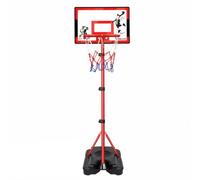 TISHITA Support Bask Portable pour Jeu Balle TS Métallique Socle Lesté Hauteur Modifiable pour Pratique Variée Comprend Ballon Gonfleur Approprié pour Les Jardins Les Salons Jeu