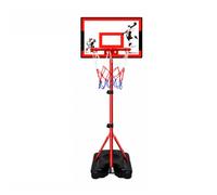 TISHITA Support Bask Portable pour Jeu Balle TS Métallique Socle Lesté Hauteur Modifiable pour Pratique Variée Comprend Ballon Gonfleur Approprié pour Les Jardins Les Salons Jeu