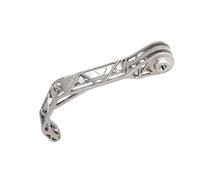 TISHITA Support de Fixation Avant pour Phare de Vélo, Accessoire pour Vélo Pliant, Design Creux, Alliage de Titane, Argent